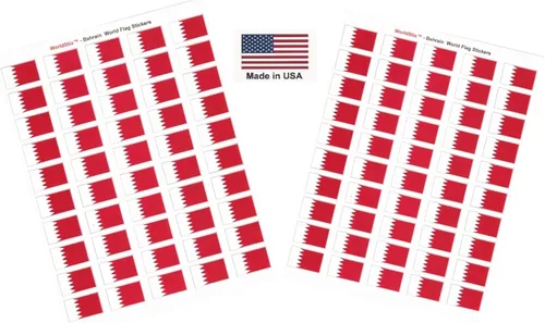 Miniatura 135 de 100 calcomanías de la bandera de Alaska; 1.5" x 1" hechas en Estados Unidos, calcomanías autoadhesivas de la bandera del estado para álbumes
