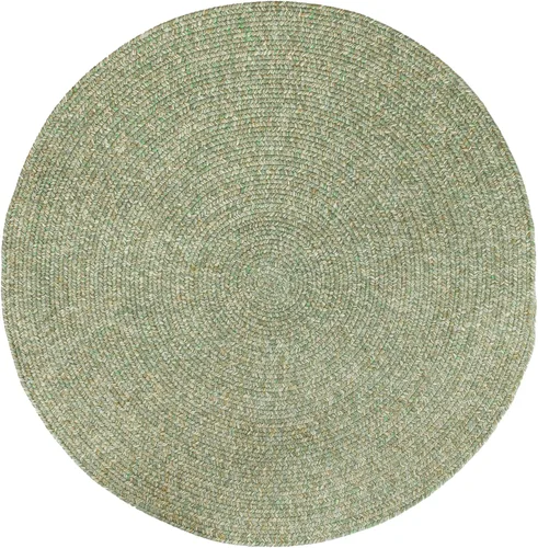 Miniatura 23 de Super Area Rugs Rustic Farmhouse Living - Alfombra trenzada reversible para interiores y exteriores, fabricada en Estados Unidos, color marrón