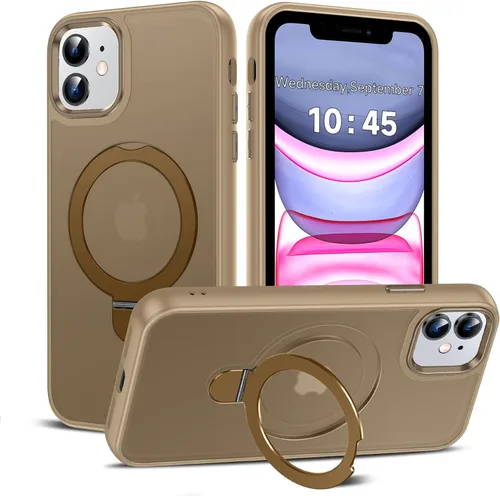 Miniatura 55 de LeYi para iPhone-13 Funda/iPhone-14 Fundas: con soporte para MagSafe i Phone 13Funda con anillo magnético iPhone14 iPhone13 Cubierta Funda para Negro
