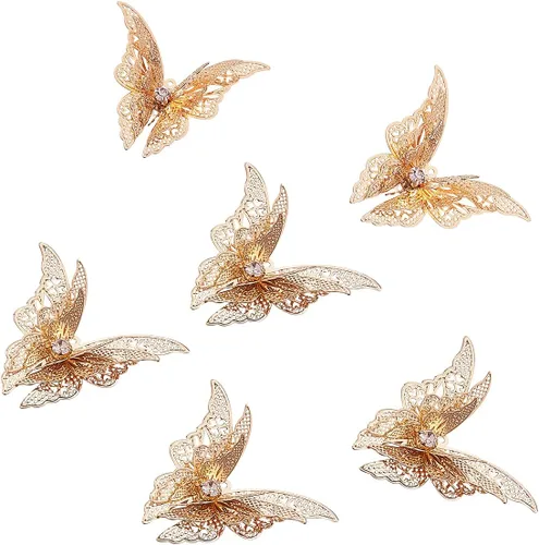 Miniatura 15 de LiQunSweet 10 dijes dorados para taza de café para hacer joyas, amantes de la oferta, manualidades, collares, llaveros