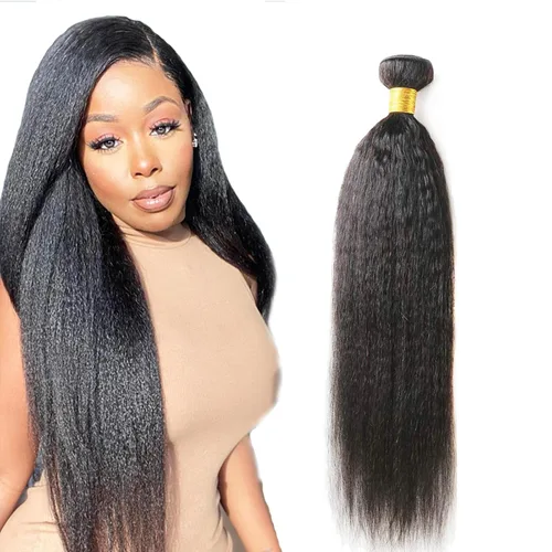 Miniatura 27 de Extensiones de cabello humano afro rizado 4B 4C Afro Kinky a granel de cabello humano virgen sin procesar para mujeres, negro natural, 8 pulgadas