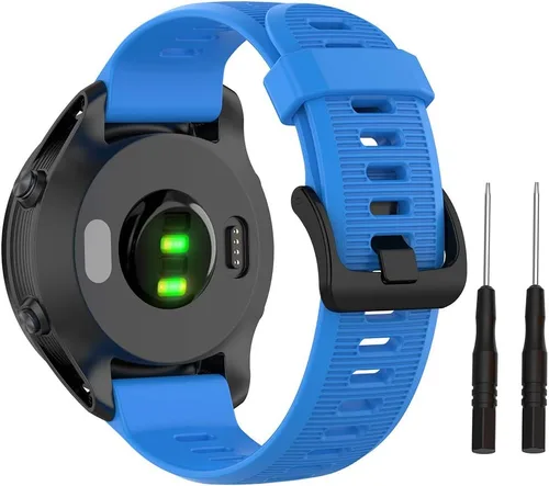Miniatura 15 de ISABAKE Correa de reloj para Garmin Forerunner 935/945/955/965/745, pulsera de repuesto de silicona de 0.866 in para Fenix 5 Plus/Fenix 6