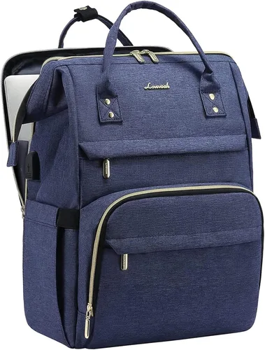 Miniatura 17 de LOVEVOOK Mochila universitaria para laptop, mochila de viaje de 15.6 pulgadas para la universidad, mochila de trabajo impermeable para mujer