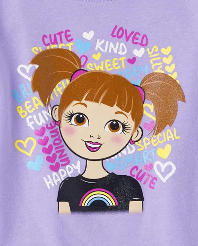 Miniatura 3 de The Children's Place Baby Toddler Girls Short Sleeve Graphic T-Shirt