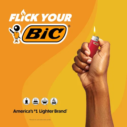 Miniatura 10 de BIC Maxi encendedor de bolsillo, edición especial, colección Bob Marley, varios diseños únicos de encendedores, paquete de 8 encendedores
