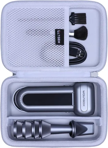 Miniatura 16 de Estuche LTGEM para Plumero de Aire Compatible con WOLFBOX MF100 / MF200 Plumero de Aire Eléctrico y Plumeros de Aire Comprimido, Negro (Solo Estuche)