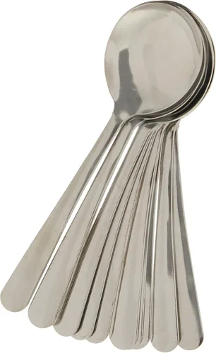Miniatura 4 de Winco - Juego de cucharillas de café Windsor, acero inoxidable 18-0. 12 unidades. 0002-02, Plateado