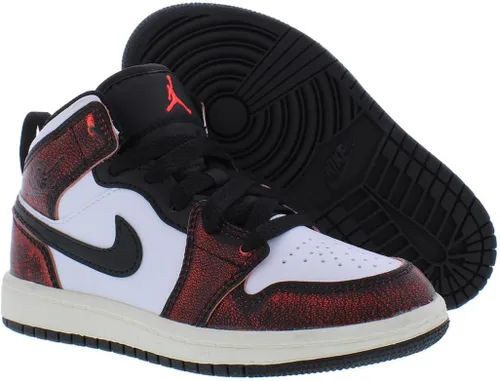 Miniatura 4 de Jordan Preescolar 1 Mid SE FB0567 006 - Talla 11C, NegroInfrarrojo 23-blanco-vela