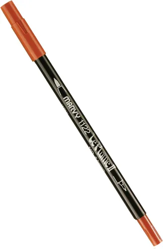Miniatura 29 de Uchida 1122-C-3 Marvy Extra Fine Tip Le Plume II Rotulador de doble punta, azul