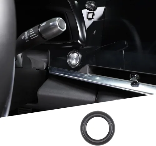 Cubierta de botón de arranque de parada del motor para Chevrolet Corvette C8 Stingray 2020-2024, accesorios de anillo de arranque de encendido ABS