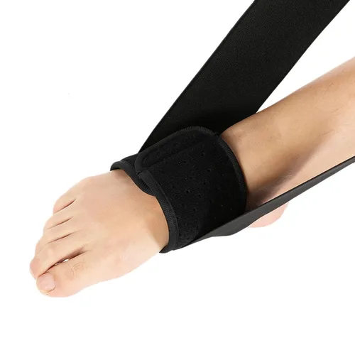 Miniatura 5 de Correa de ejercicio de estiramiento, cinturón de entrenamiento de tobillo plantar, bandas de resistencia para ejercicio de fuerza, 3.3 pies de largo