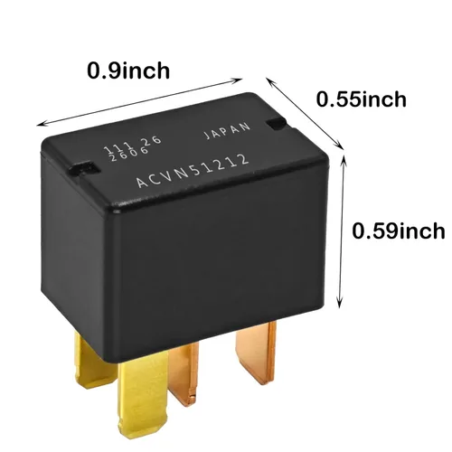 Miniatura 2 de Relé ACVN51212 82501AL000 (paquete de 2) – Reemplazo del número de pieza 39794-SDA-A03, G8HL-H71, relé de potencia de 4 pines 12V 20A compatible