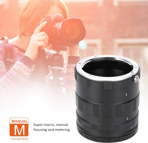 Miniatura 4 de Macro Fotografía Extensión Adaptador Tubo Lente de Primer Plano para Cámara Sin Espejo Montaje E, para A7 A7R A7S NEX-7 6 5T 5C 5R 5N F3 C3 3 A6000