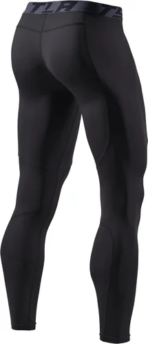 Miniatura 2 de TSLA - Paquete de 1 o 2 pantalones térmicos de compresión para hombre, leggings deportivos y mallas para correr pantalones para usar como primera