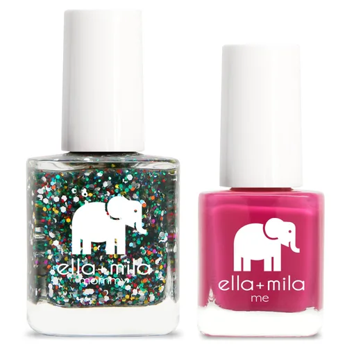 Miniatura 5 de ella+mila Mommy & Me Set de Esmalte de Uñas - Esmalte de uñas Resistente a las Astillas, de Larga Duración y de Secado Rápido, Set de Esmalte