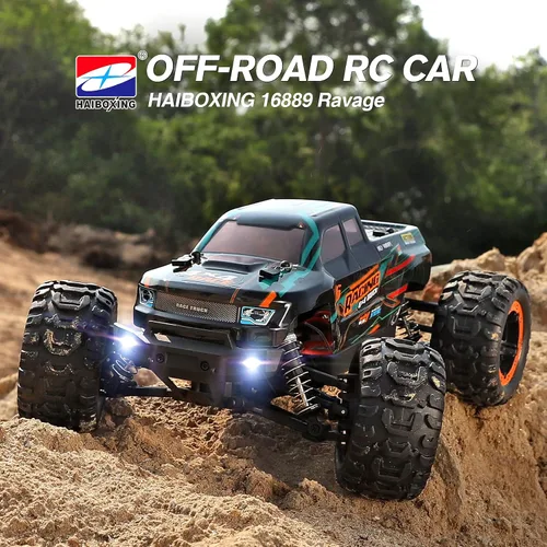 Miniatura 2 de HAIBOXING Coches RC 16889, Coche de control remoto 1:16 para adultos, camiones RC de alta velocidad 36km/h RTR RC Crawler 2.4G todo terreno
