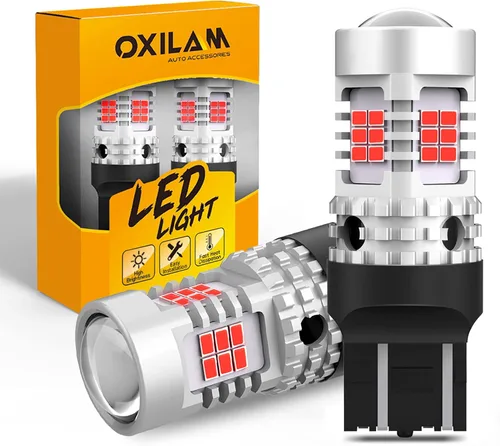 Miniatura 9 de OXILAM - Bombilla de luz LED para señal de giro BA15S 1156, CANBUS sin errores, 2200K, amarillo ámbar, 2800 LM, para 7506, 1156A, 1003, 1141, P21W