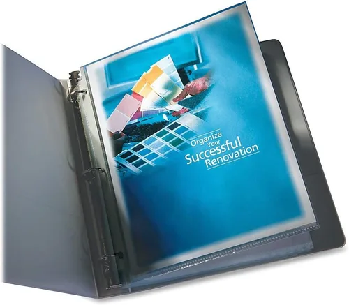 Miniatura 4 de Wilson Jones Protectores de hojas, peso pesado, carga superior, transparente, 50 hojas/caja (W21410)