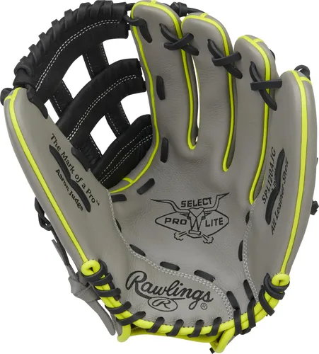 Miniatura 3 de Rawlings Guante de béisbol juvenil Select PRO LITE Modelos Pro Player Tamaños 10.5 a 12.25 pulgadas Múltiples estilos