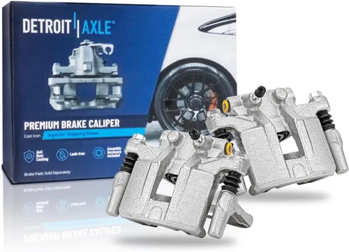 Miniatura 62 de Detroit Axle - 4 pinzas de freno para Honda Element 2003-2011 Pinzas de freno de disco con soportes 2004 2005 2006 2007 2008 2009 2010 reemplazo