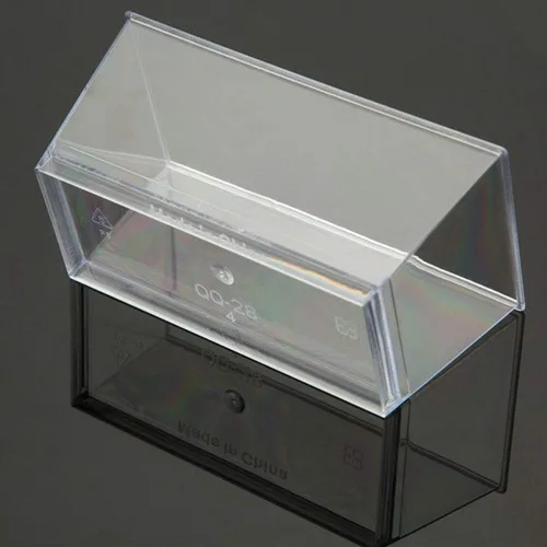 Miniatura 8 de Tosnail Paquete de 100 vasos rectangulares de 5 onzas para aperitivo de postre con 100 cucharas de plástico