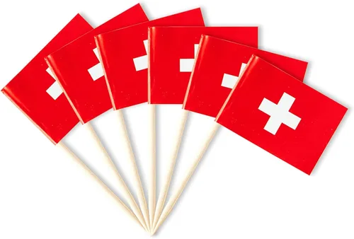 Miniatura 24 de Palillos de dientes pequeños con bandera australiana para aperitivos de fiesta, cupcakes, pasteles y comida, perfectos para vacaciones nacionales