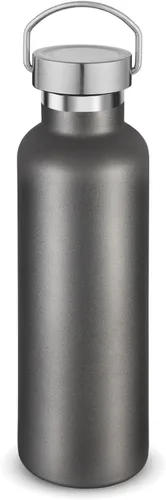 Miniatura 21 de Volhoply 24 onzas Botella de agua aislada con boca estándar con tapa de combinación de plástico y acero inoxidable, botellas de agua de 304 18/8