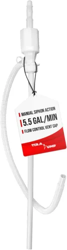 Miniatura 9 de TERA PUMP TRM20-XL - Bomba manual de transferencia de combustible para latas de carreras, bomba sifón manual para latas Jerry, manguera de salida
