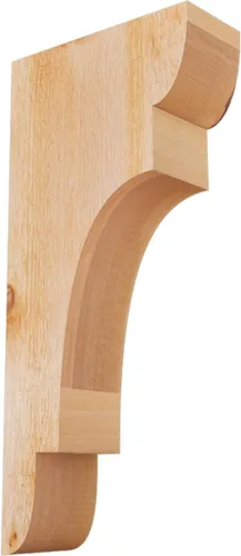 Miniatura 103 de Ekena Millwork COR04X12X12NEB00RWR 4 pulgadas de ancho x 12 pulgadas de profundidad x 12 pulgadas de alto New Brighton Rough Sawn Corbel, cedro rojo