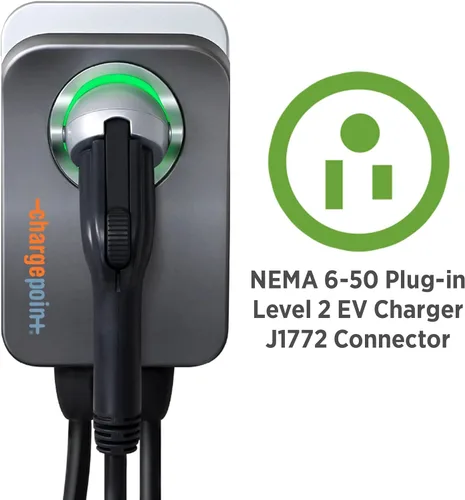 Miniatura 2 de ChargePoint HomeFlex J1772 - Cargador eléctrico de nivel 2 - Carga inteligente rápida de energía de batería en casa para vehículos eléctricos