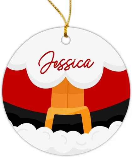 Adorno de Navidad personalizado, adorno de Navidad personalizado para hijo/hija, recuerdos de vacaciones para padres y bebés