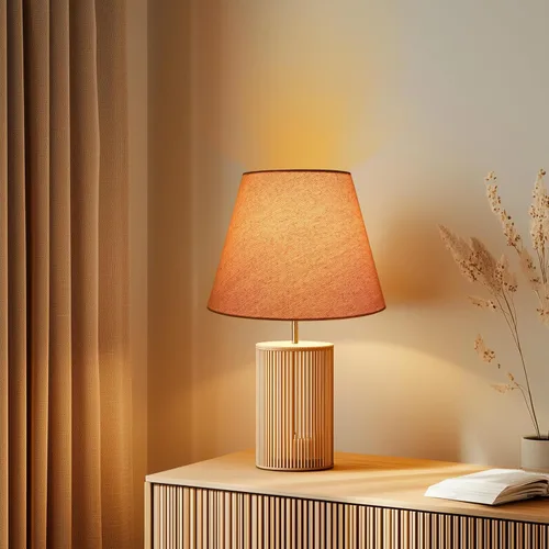 Miniatura 6 de ALUCSET Pantalla de lámpara pequeña, pantalla de tela de barril para lámpara de mesa y luz de pie, 6 pulgadas de diámetro superior x 10 pulgadas