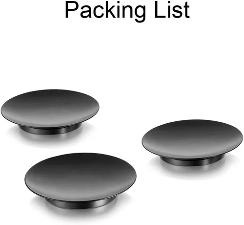 Miniatura 8 de Portavelas de pilar de hierro Inweder: bandeja y placa de vela negra de 4.25" Pedestal Stand for 3 Wick Jar Candles Tealight Gothtic Decor for