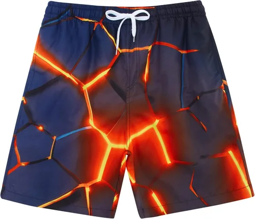 UNICOMIDEA - Pantalones cortos de playa para niños, traje de baño para playa y piscina, secado rápido, traje de baño para niños, pantalones cortos