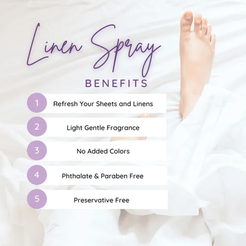 Miniatura 3 de Spray de lino de manzanilla, 8 onzas – Eclectic Lady Sheet and Linen Spray – Sin colores artificiales, parabenos o conservantes – Aroma de larga