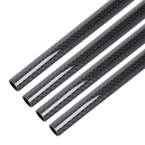 ARRIS Tubos de fibra de carbono de 16.535 in de longitud, 0.157 in x 0.236 in x 16.535 in, superficie brillante, tubo de fibra de carbono