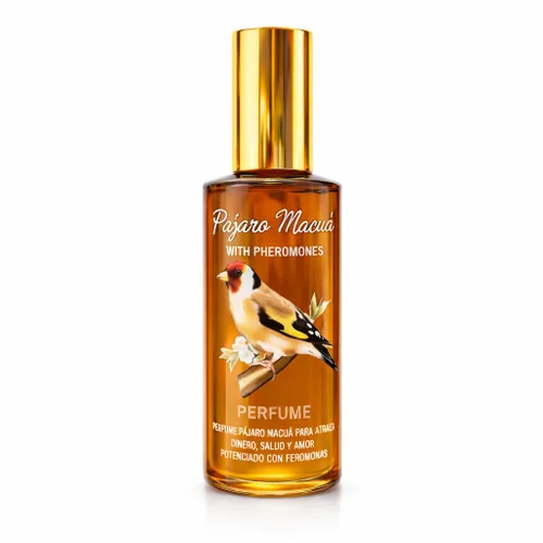 Pajaro Macua Perfume con feromonas, atrae el dinero, salud y amor, fragancia en spray ámbar