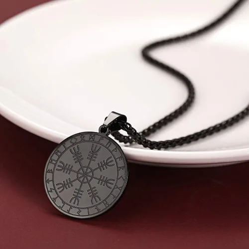 Miniatura 8 de FaithHeart Viking Thor's Hammer Talismán Collar para hombre, colgante de amuleto nórdico vintage de Mjolnir con cadena de trigo resistente, joyería