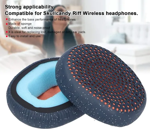 Miniatura 2 de JZF246 Almohadillas para Skullcandy, almohadillas de oído para auriculares Skullcandy, almohadillas de reparación