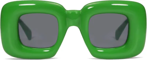 Miniatura 3 de VANLINKER Lindas gafas de sol cuadradas infladas para mujeres y hombres, gafas gruesas retro con marco grueso divertido máscara sombras VL9733