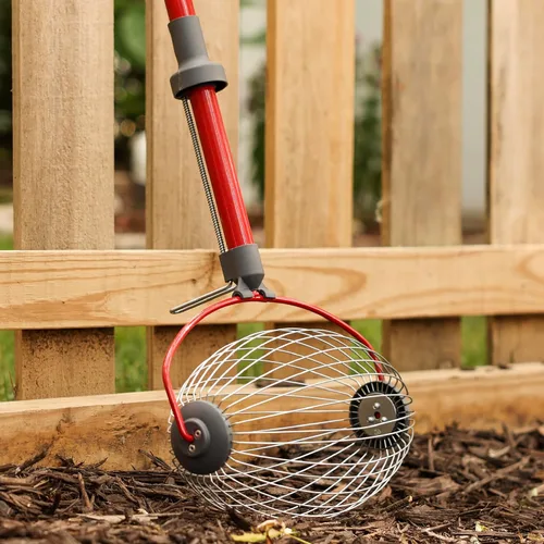 Miniatura 8 de GARDEN WEASEL Rodillo recolector de tuercas grande – Herramienta colectora de tuercas para nueces, pelotas de tenis y más – Recogedor de patio