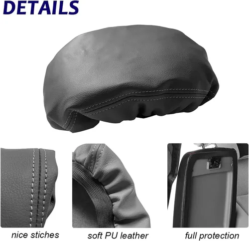 Miniatura 4 de DEYTOP Cubierta de consola central para Toyota Highlander 2008-2013 Funda para reposabrazos de automóvil para Toyota Highlander 2013, accesorio Gris