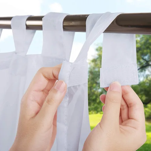 Miniatura 2 de RYB HOME Cortinas opacas impermeables para exteriores, amplia compatibilidad, cortinas transparentes