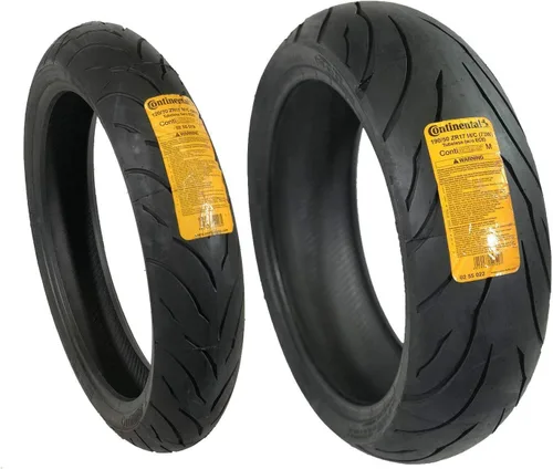 Juego de neumáticos CONTINENTAL 120/70ZR-17 delanteros y 190/50ZR-17