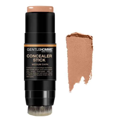 Miniatura 4 de Gentlehomme - Corrector en Barra - Corrector y Brocha 2 en 1 para Hombre - Para Manchas, Ojeras, Cicatrices, Acné y Tonos de Piel Desiguales