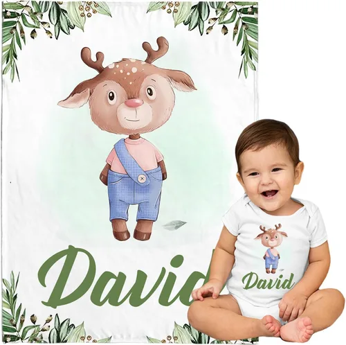 Miniatura 12 de Manta de bebé personalizada con nombre personalizado de astronauta para niños y niñas, manta de bebé personalizada con nombre para bebés, recién