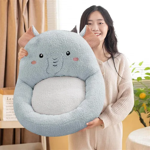 Miniatura 3 de Cojín nido de asiento trasero de dibujos animados, almohadilla para silla de oficina para interiores y exteriores, soporte copetudo para sentarse