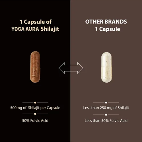 Miniatura 8 de Extracto orgánico de resina Shilajit del Himalaya – 500 mg de potencia máxima, Shilajit puro probado en laboratorio para hombres y mujeres, más