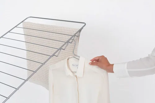 Miniatura 11 de Brabantia HangOn - Tendedero de ropa 82 pies (82.0 ft) Gris metálico Soporte grande para ropa interior con 2 alas plegables y ganchos