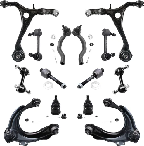 Miniatura 109 de Detroit Axle - Kit de suspensión frontal de 16 piezas para RWD Chrysler 300 Dodge Charger Challenger Magnum 6 brazos de control con rótulas 2
